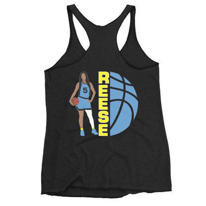 Playful Reese Ladies Racerback Tank