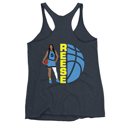 Playful Reese Ladies Racerback Tank