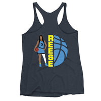Playful Reese Ladies Racerback Tank