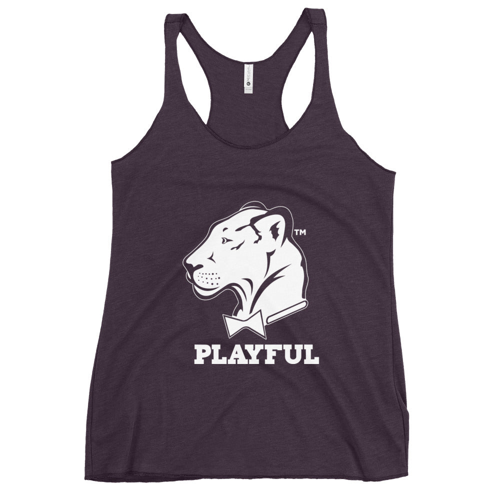 Playful (TM) Ladies Racerback Tank