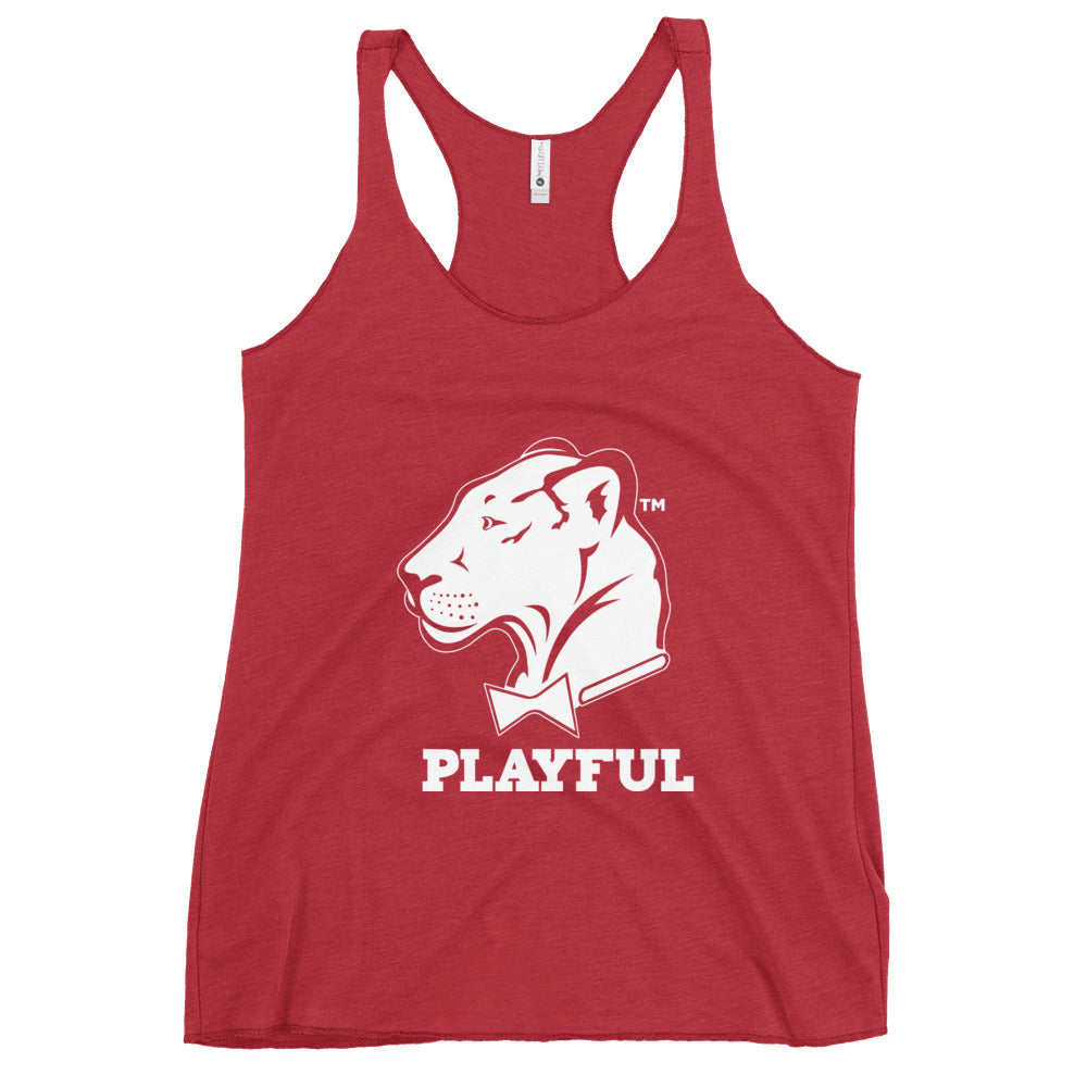 Playful (TM) Ladies Racerback Tank