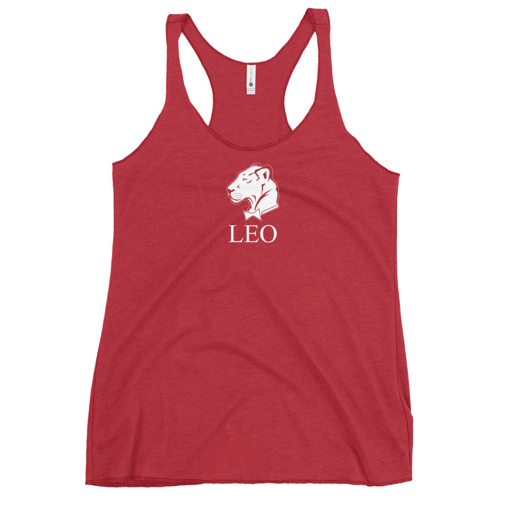 Ladies Playful Leo Racerback Tank