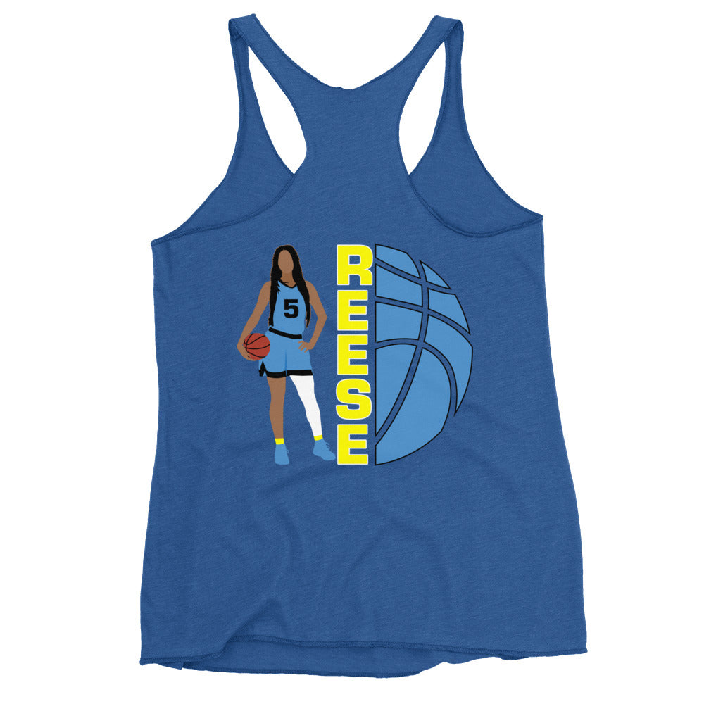 Playful Reese Ladies Racerback Tank