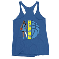 Playful Reese Ladies Racerback Tank