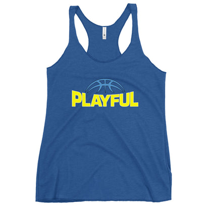 Playful Reese Ladies Racerback Tank