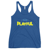Playful Reese Ladies Racerback Tank