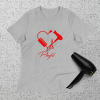 Playful Hair Stylist Ladies Relaxed T-Shirt