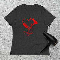 Playful Hair Stylist Ladies Relaxed T-Shirt