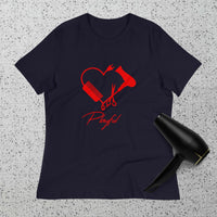 Playful Hair Stylist Ladies Relaxed T-Shirt