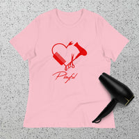Playful Hair Stylist Ladies Relaxed T-Shirt