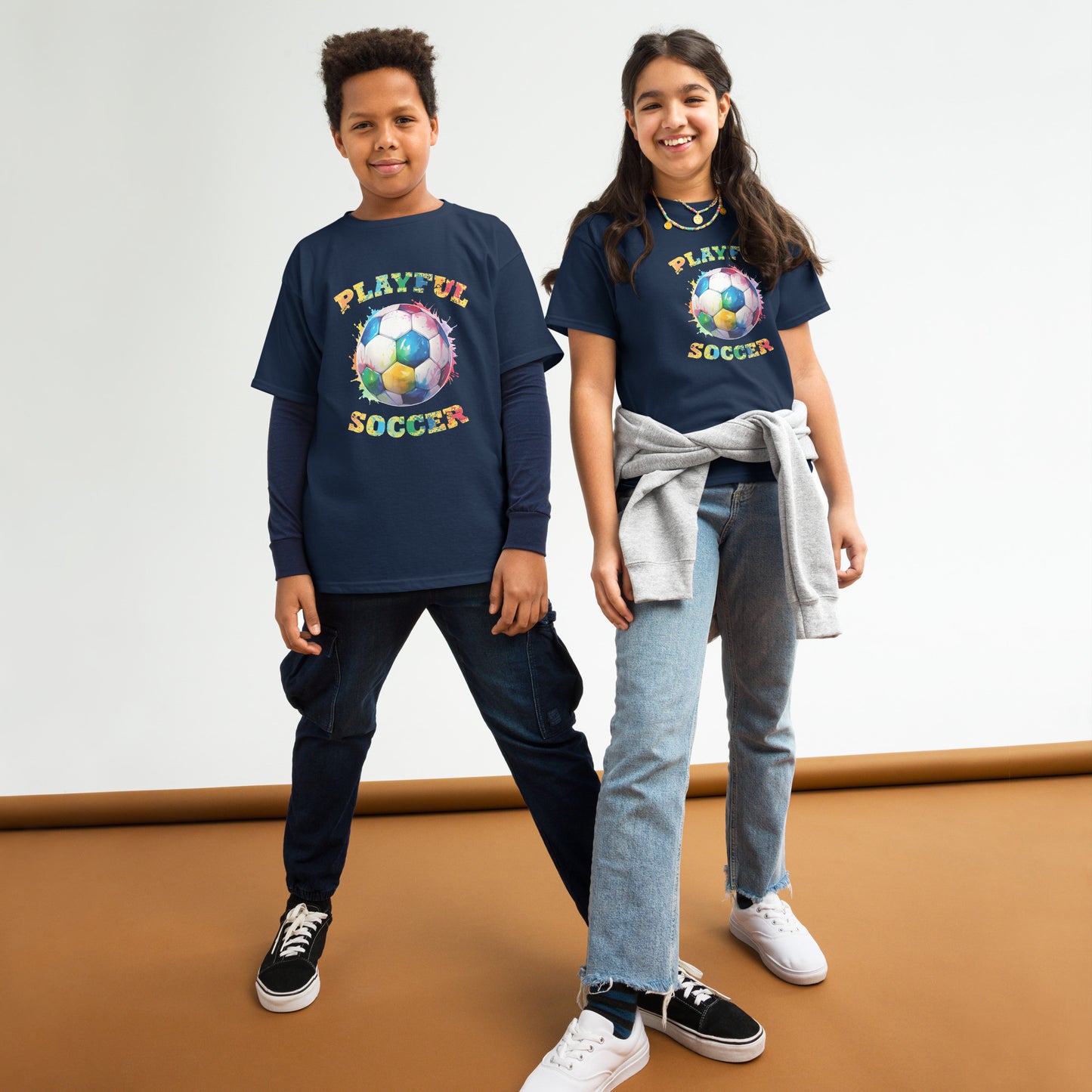 Playful Soccer Kids Tee