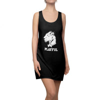 Playful Ladies Black Racerback Dress
