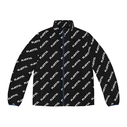 Playful Men's Puffer Jacket (AOP)