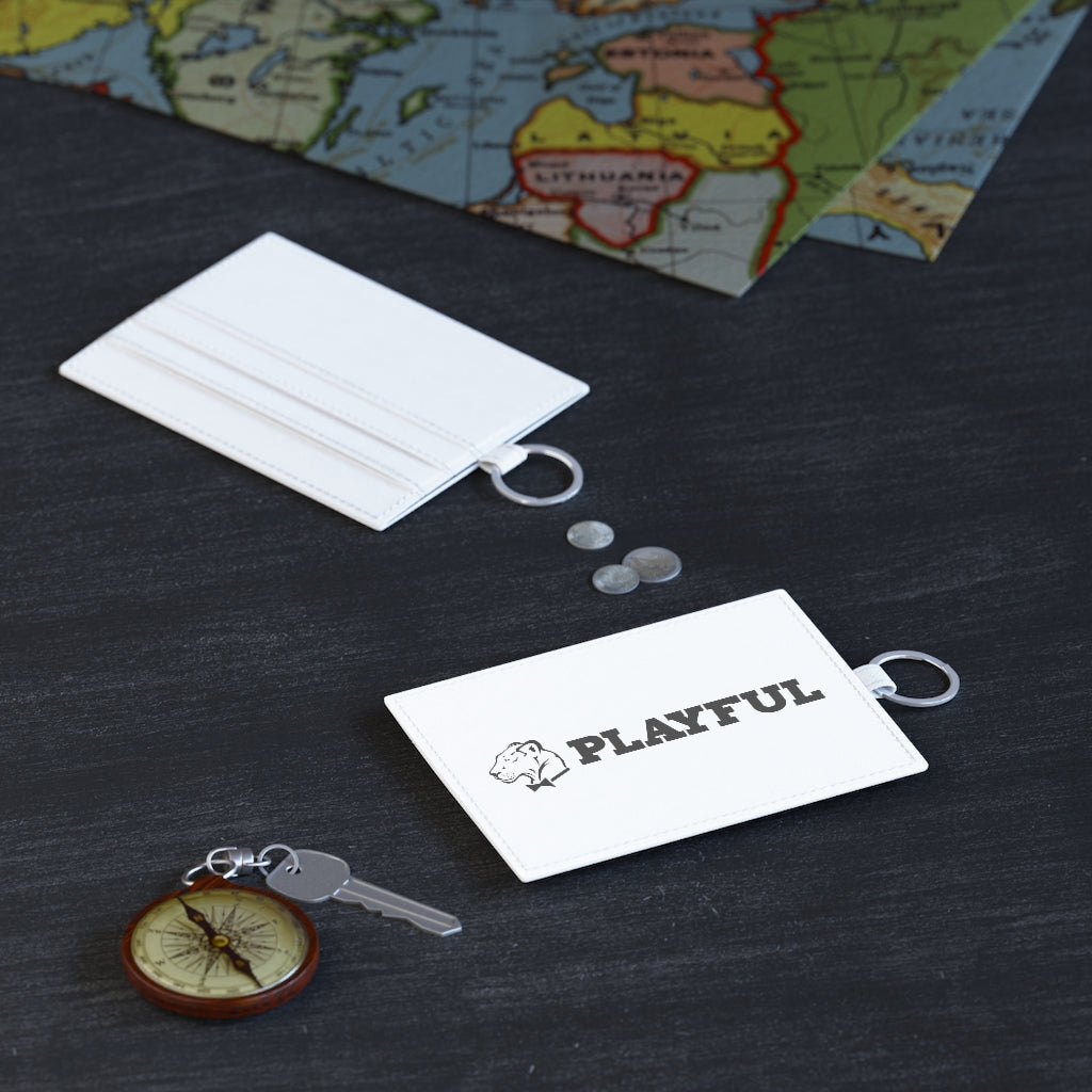 Playful Leather Card Holder