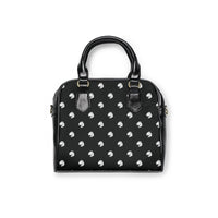 Playful Leather AOP Shoulder Handbag