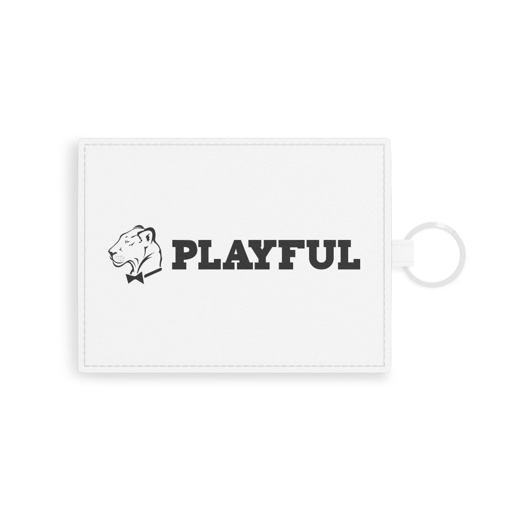 Playful Leather Card Holder