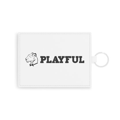 Playful Leather Card Holder