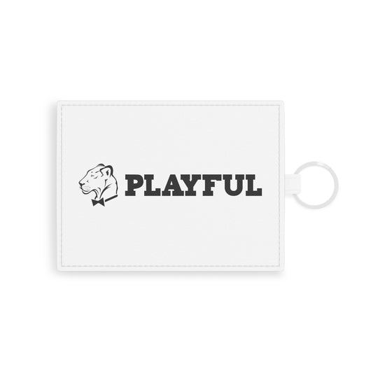 Playful Leather Card Holder