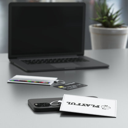 Playful Leather Card Holder