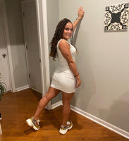 Playful Ladies Fitted Dress