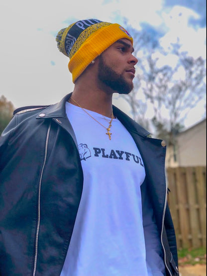 Playful Aligned Logo (Unisex) Long Sleeve Tee