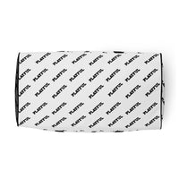 Playful White All Over Print Duffle bag