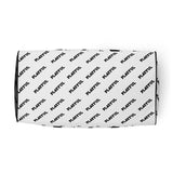 Playful White All Over Print Duffle bag