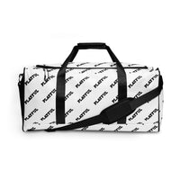 Playful White All Over Print Duffle bag