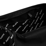 Playful Black All Over Duffle Bag