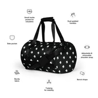 Playful Logo All Over Print Gym Bag