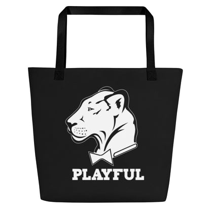 Playful Large Tote Bag