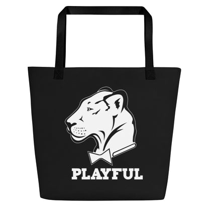 Playful Large Tote Bag