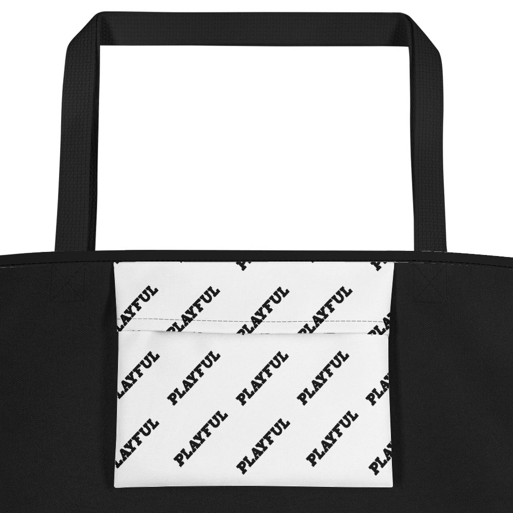 Playful Large Tote Bag