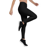 Playful Black w/Yellow Leggings
