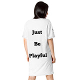 Playful & Frisky Sublimation T-Shirt Dress