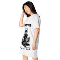 Playful & Frisky Sublimation T-Shirt Dress