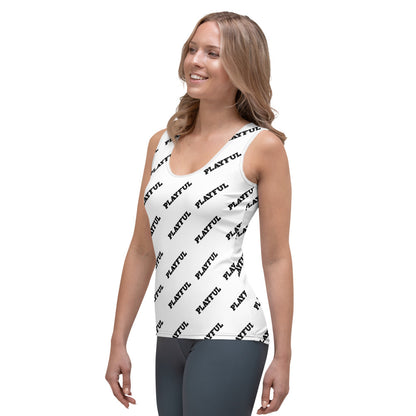 Playful Ladies All Over Print Tank Top