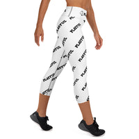 Playful Ladies Yoga Capri Leggings