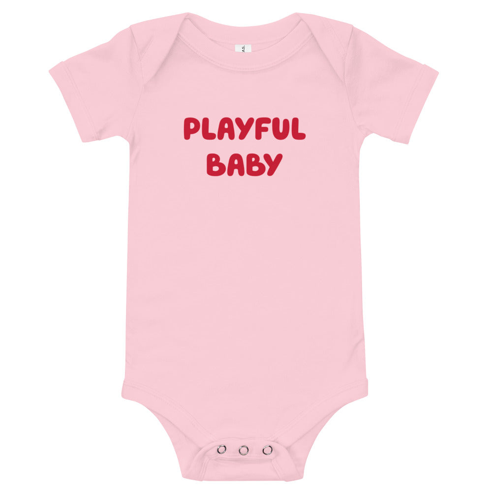 Playful Baby Short Sleeve Onesie