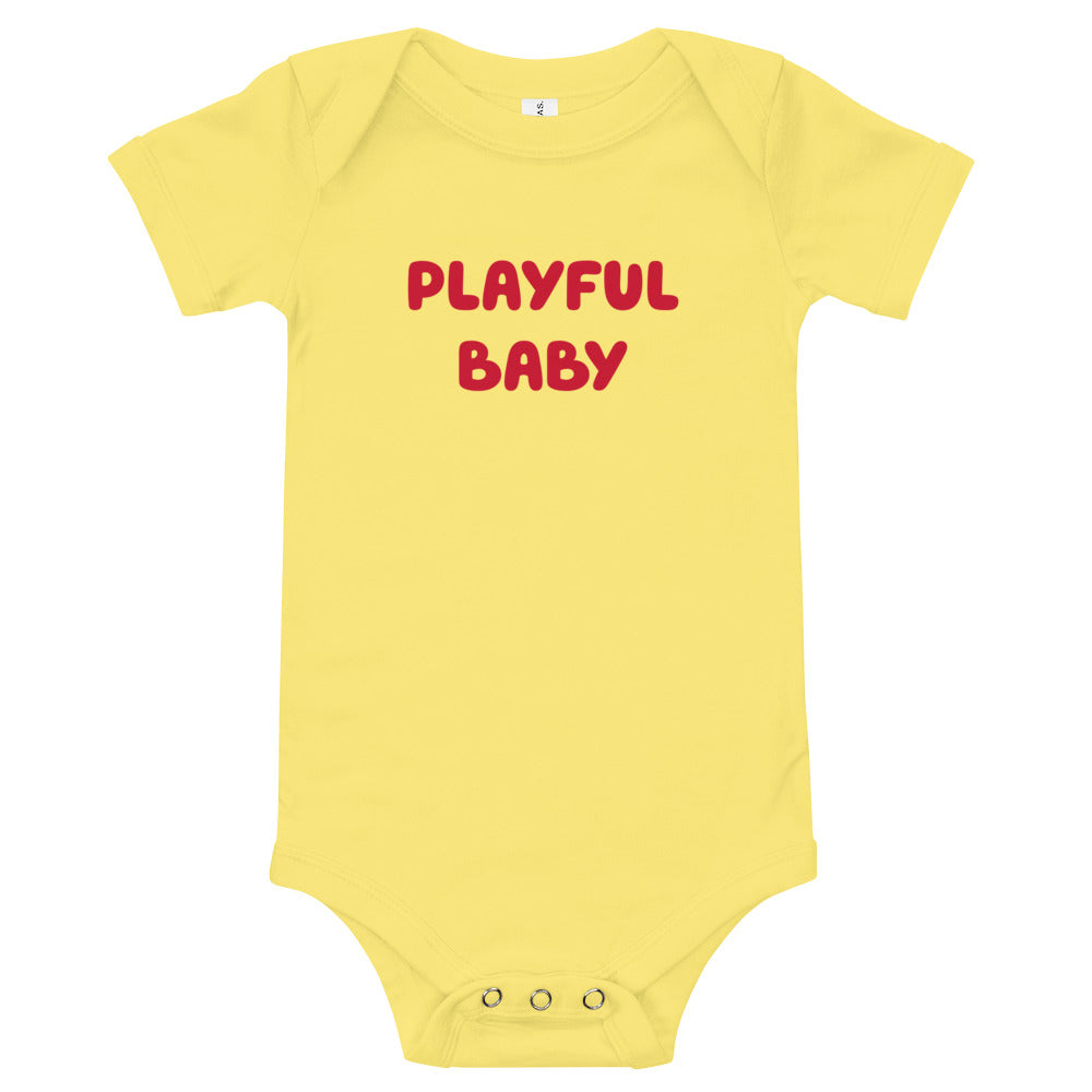 Playful Baby Short Sleeve Onesie