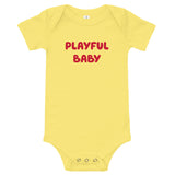 Playful Baby Short Sleeve Onesie