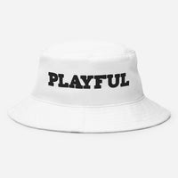 Playful Embroidered Bucket Hat
