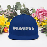 Playful Bear Font Snapback Hat