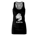 Playful Ladies Black Racerback Dress
