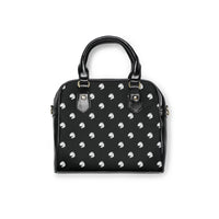 Playful Leather AOP Shoulder Handbag