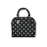 Playful Leather AOP Shoulder Handbag