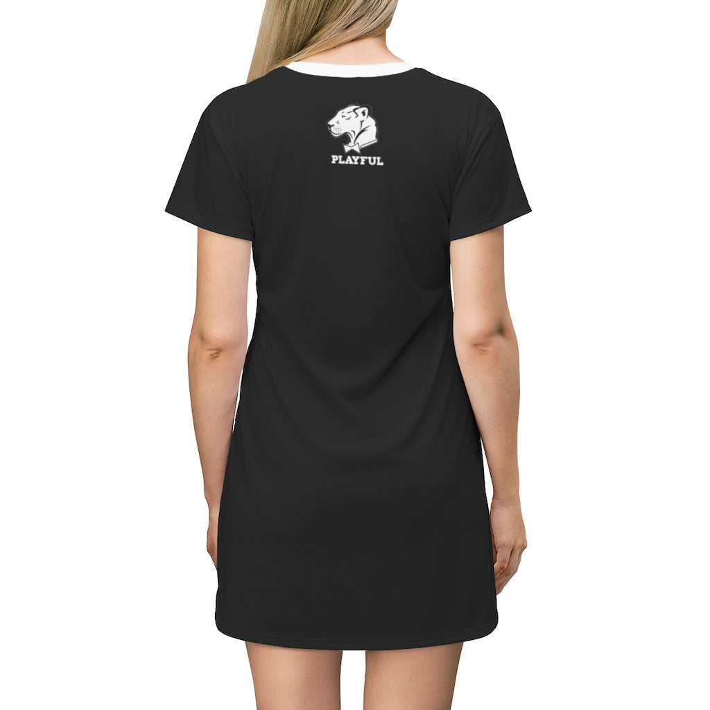 Playful Libra T-Shirt Dress