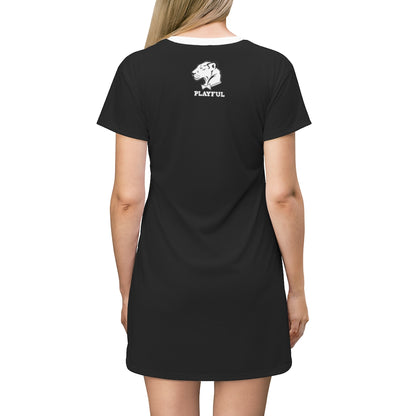 Playful Libra T-Shirt Dress