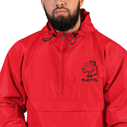 Playful Embroidered Champion Packable Jacket