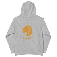 Playful WV - Gold Kids Fleece Hoodie